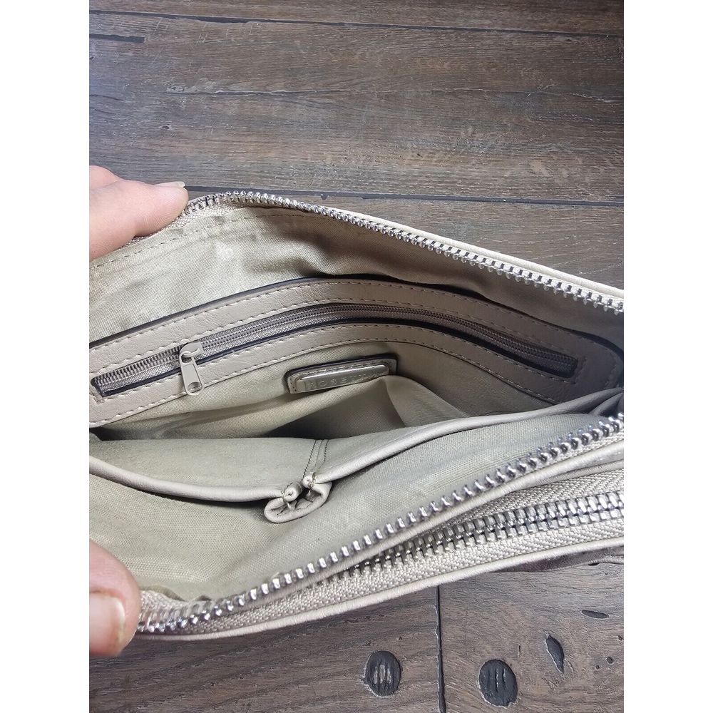 Rosetti Beige Purse Crossbody Shoulder Bag Adjustable Strap VG Multi Pocket - Picture 7 of 16